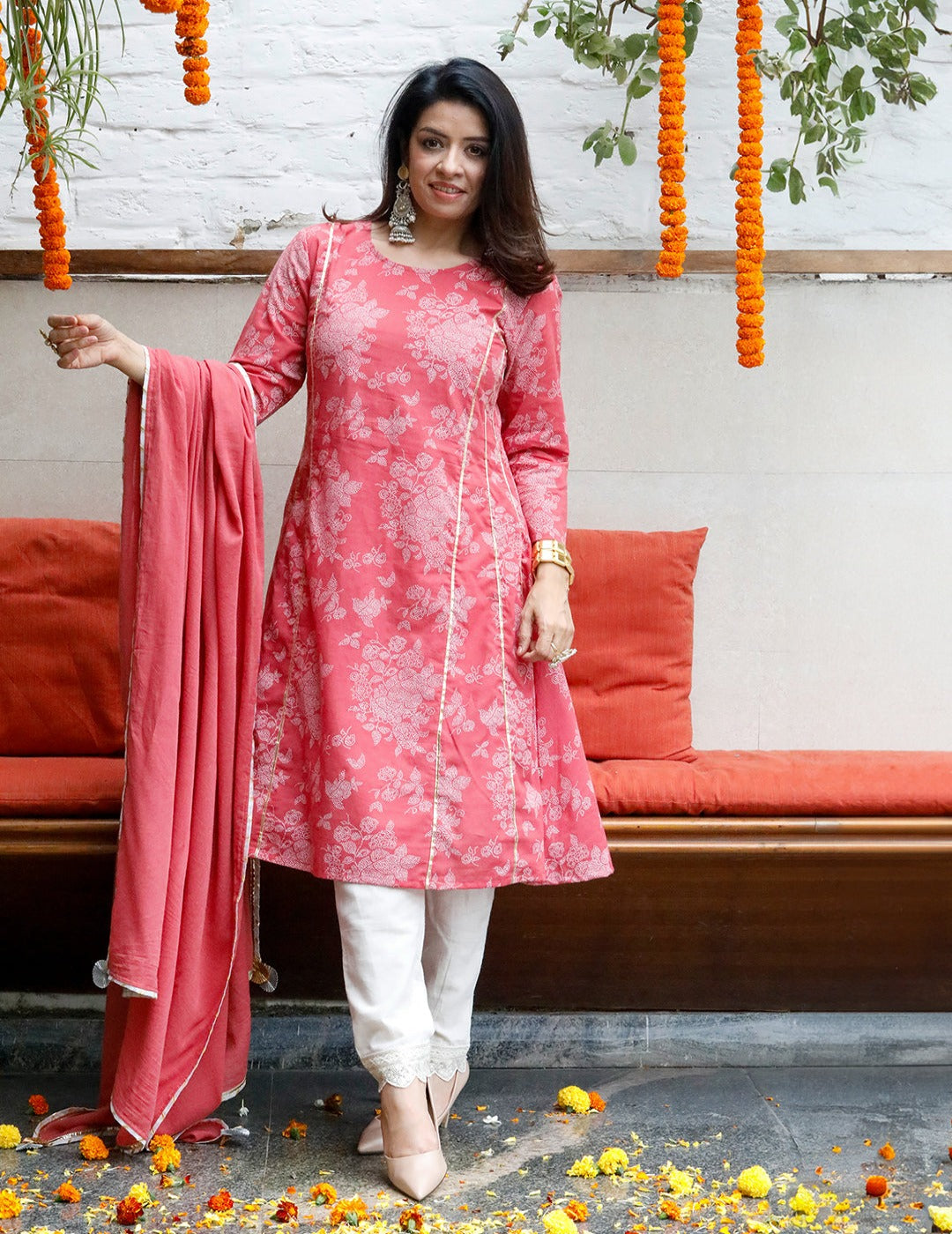 Kurti With Dupatta