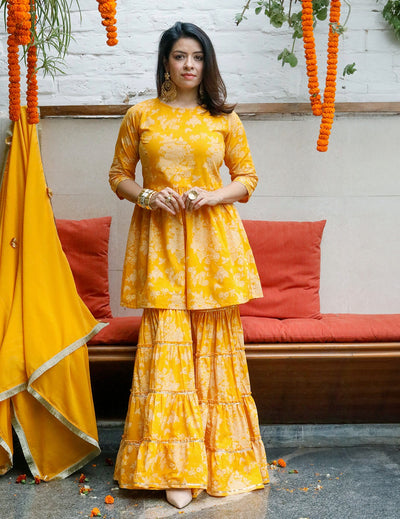 Kurti Sharara Set