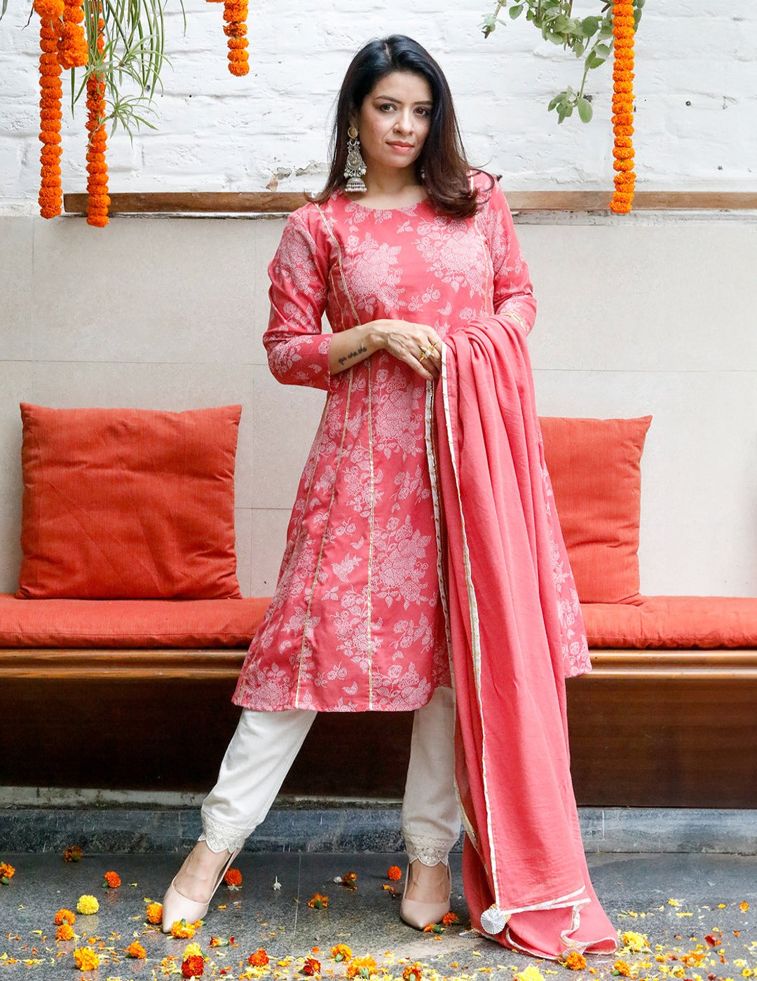 Kurti With Dupatta