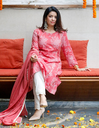 Kurti With Dupatta