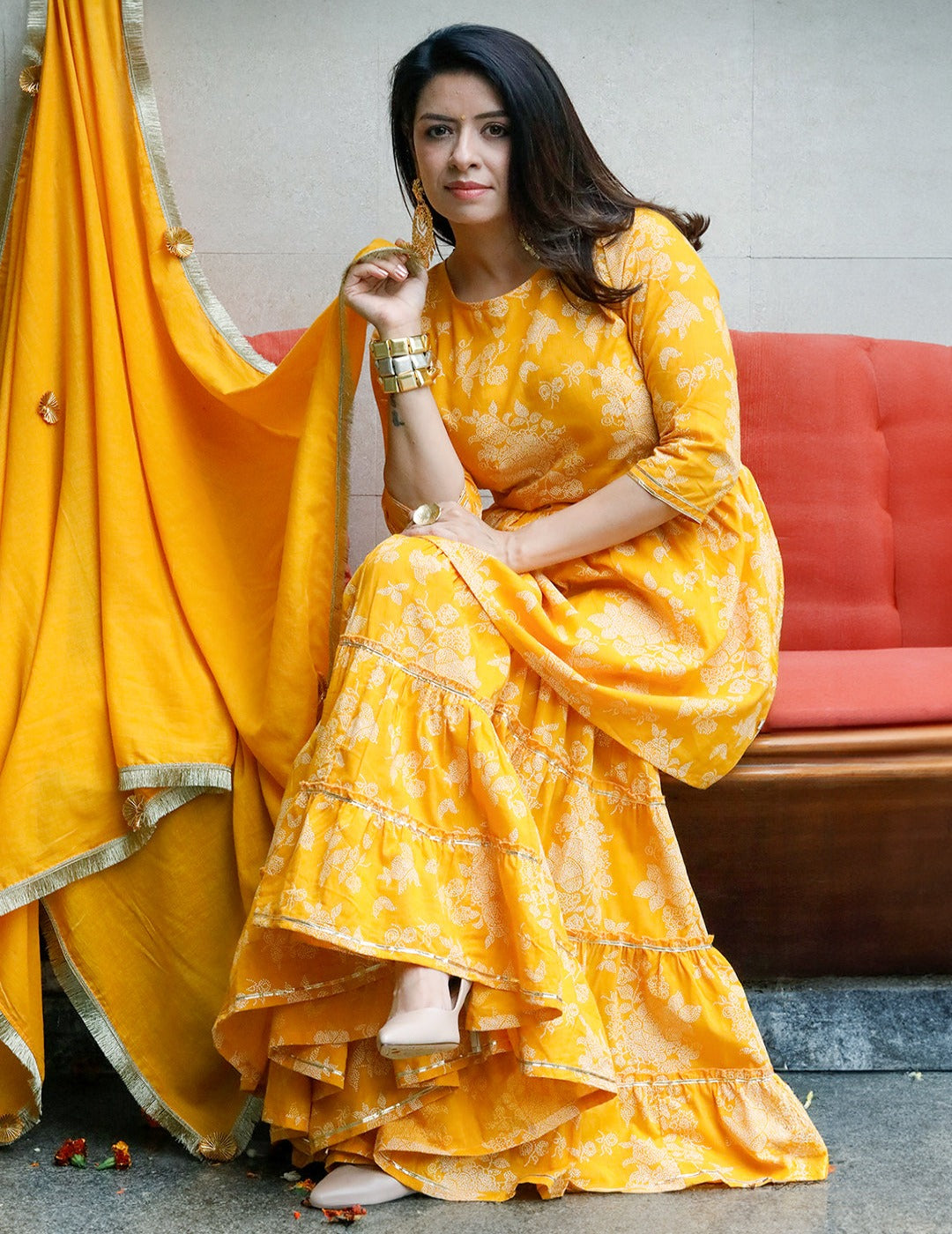 Kurti Sharara Set