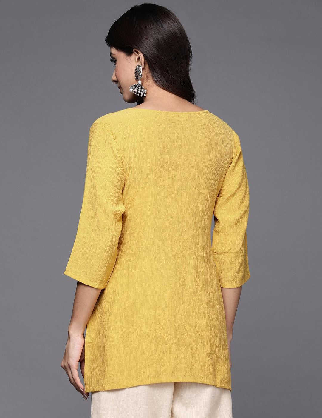 Yellow Short Kurti singapore