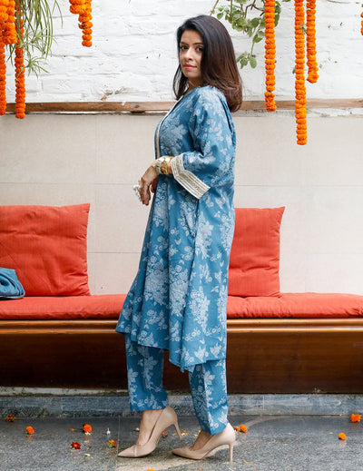 Khadi Kurta With Dupatta