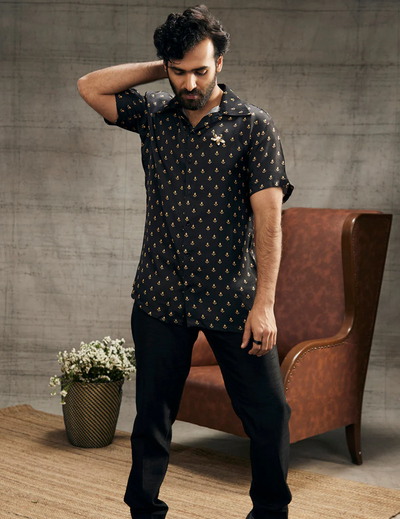 Zahra Printed Shirt With Pants