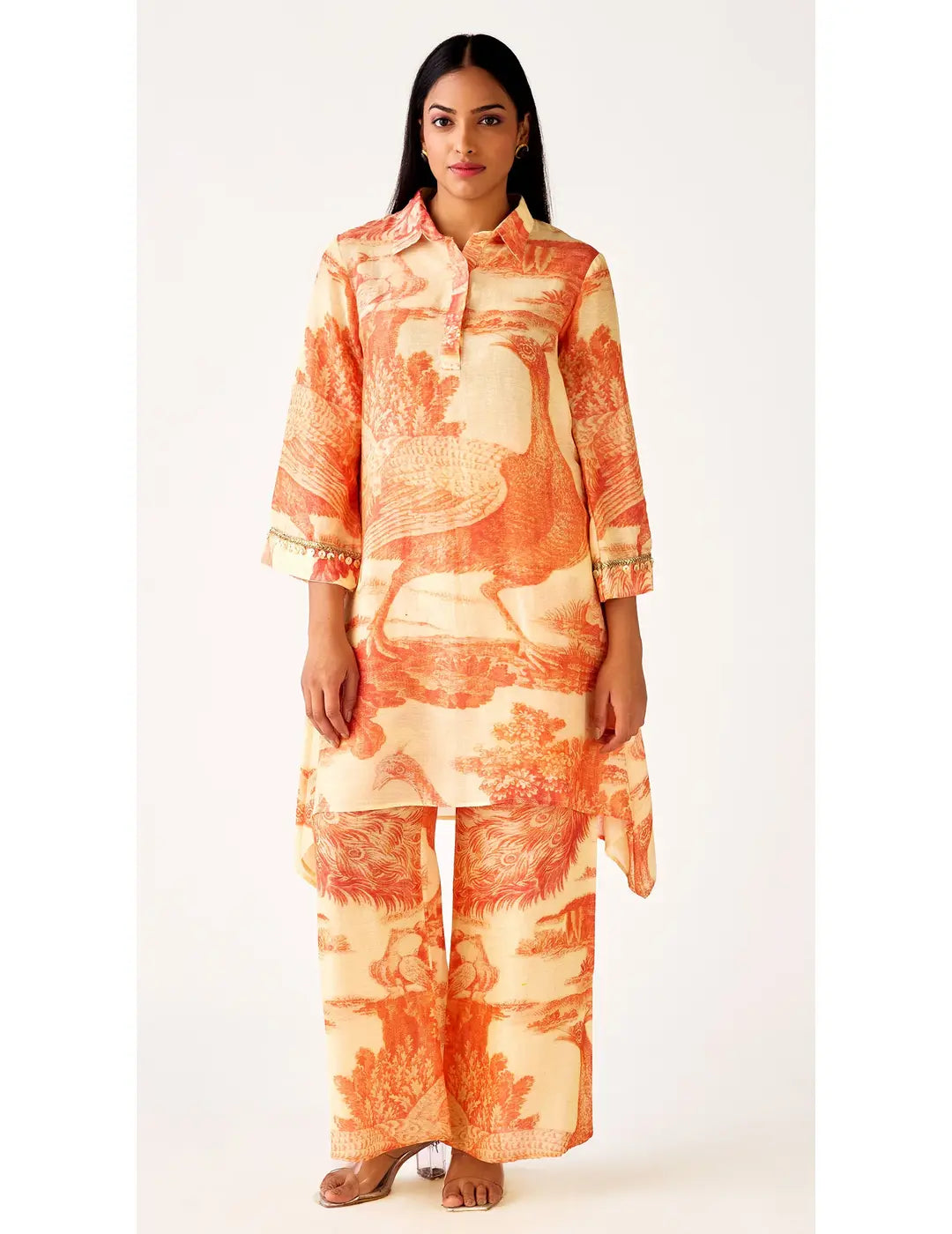 Rust Linen Co-Ord Set