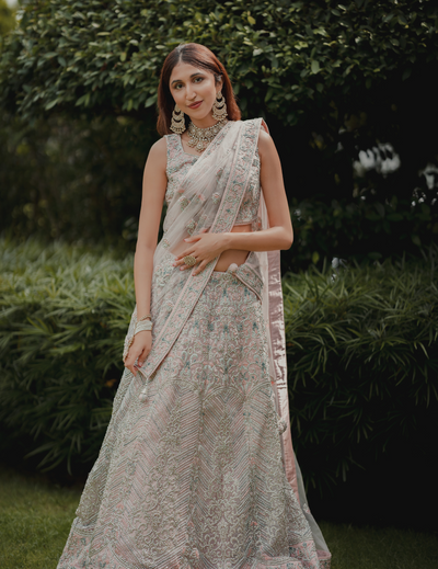 Exclusive Pastel Pink Lehenga