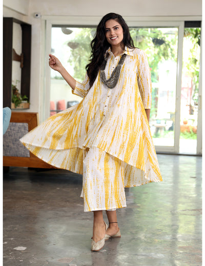 Asymmetrical Kurta Set