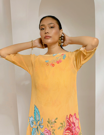 Chrome Yellow Kurta Set