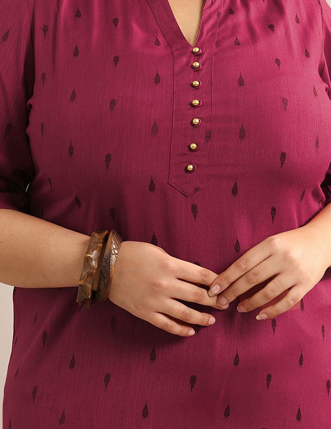 Maroon Short Kurti