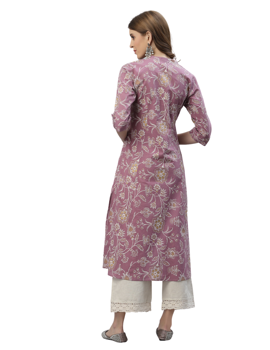 Floral Printed A-line Kurta