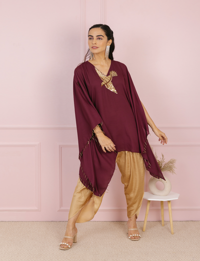 women Wine Dive Tunic