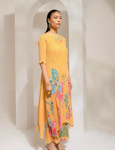 Chrome Yellow Kurta Set