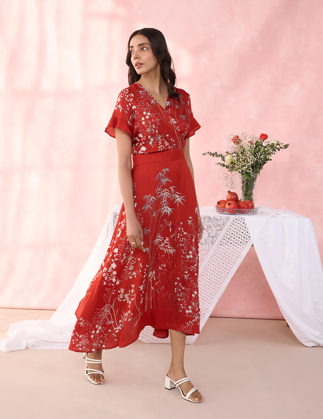 Rustic Red Riverie Oscar Dress