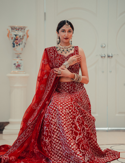 Exclusive Deep Maroon Lehenga