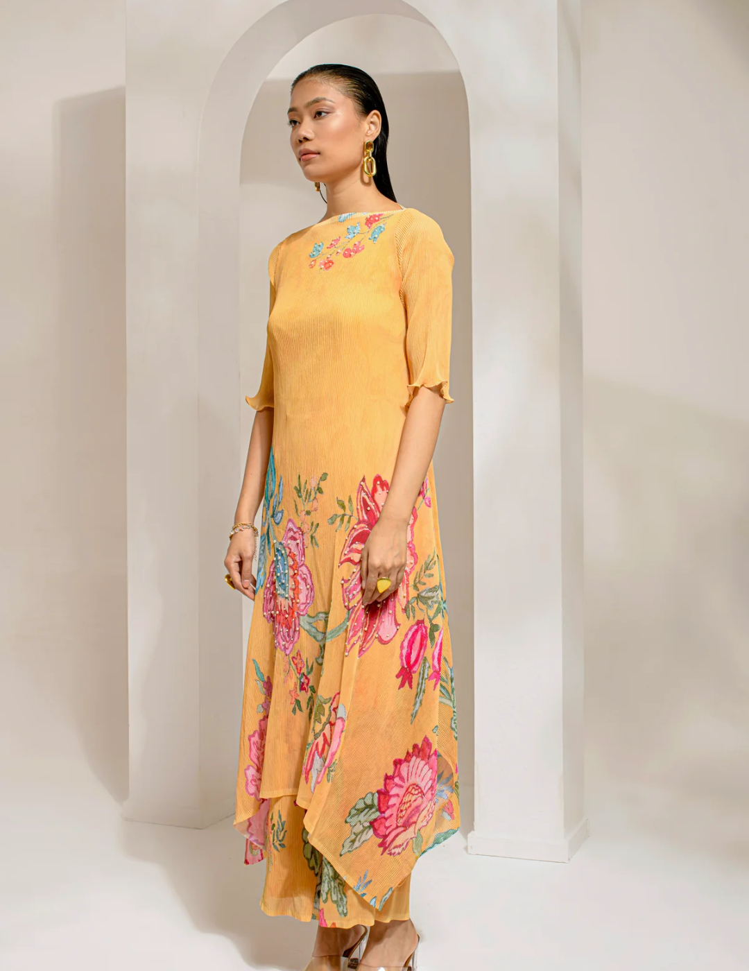 Chrome Yellow Kurta Set