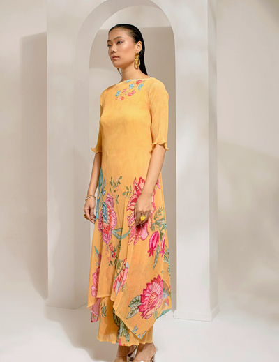 Chrome Yellow Kurta Set