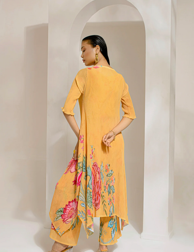 Chrome Yellow Kurta Set