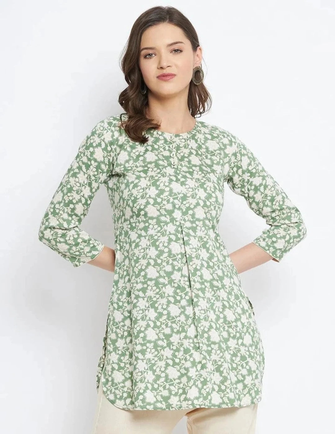 latest Indian women Short Kurtis 