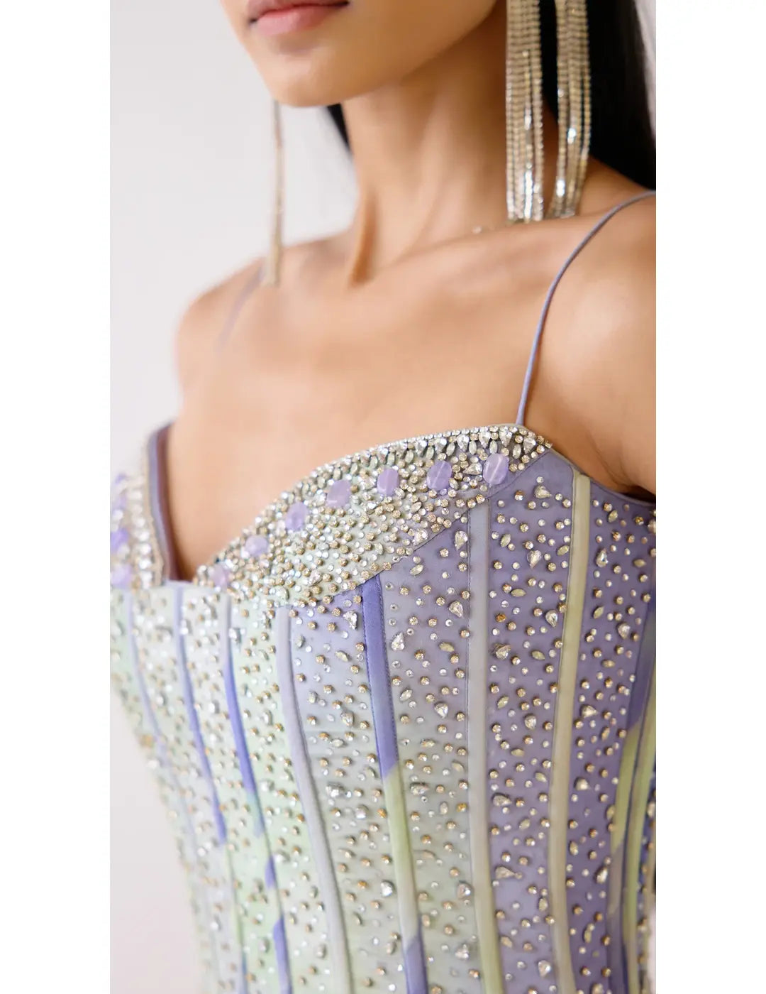 The Lilac Drift Corset Set