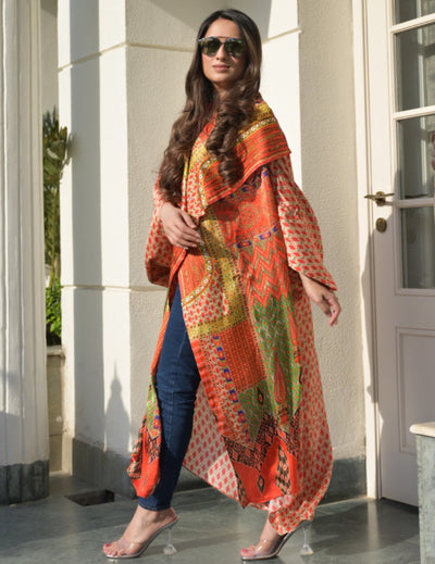 Sunkissed Travel Long Cape