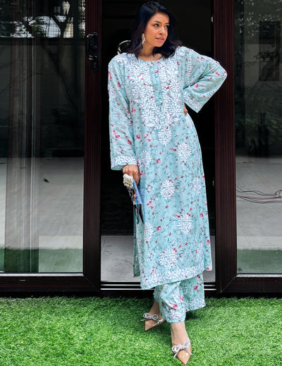 chikankari dress singapore