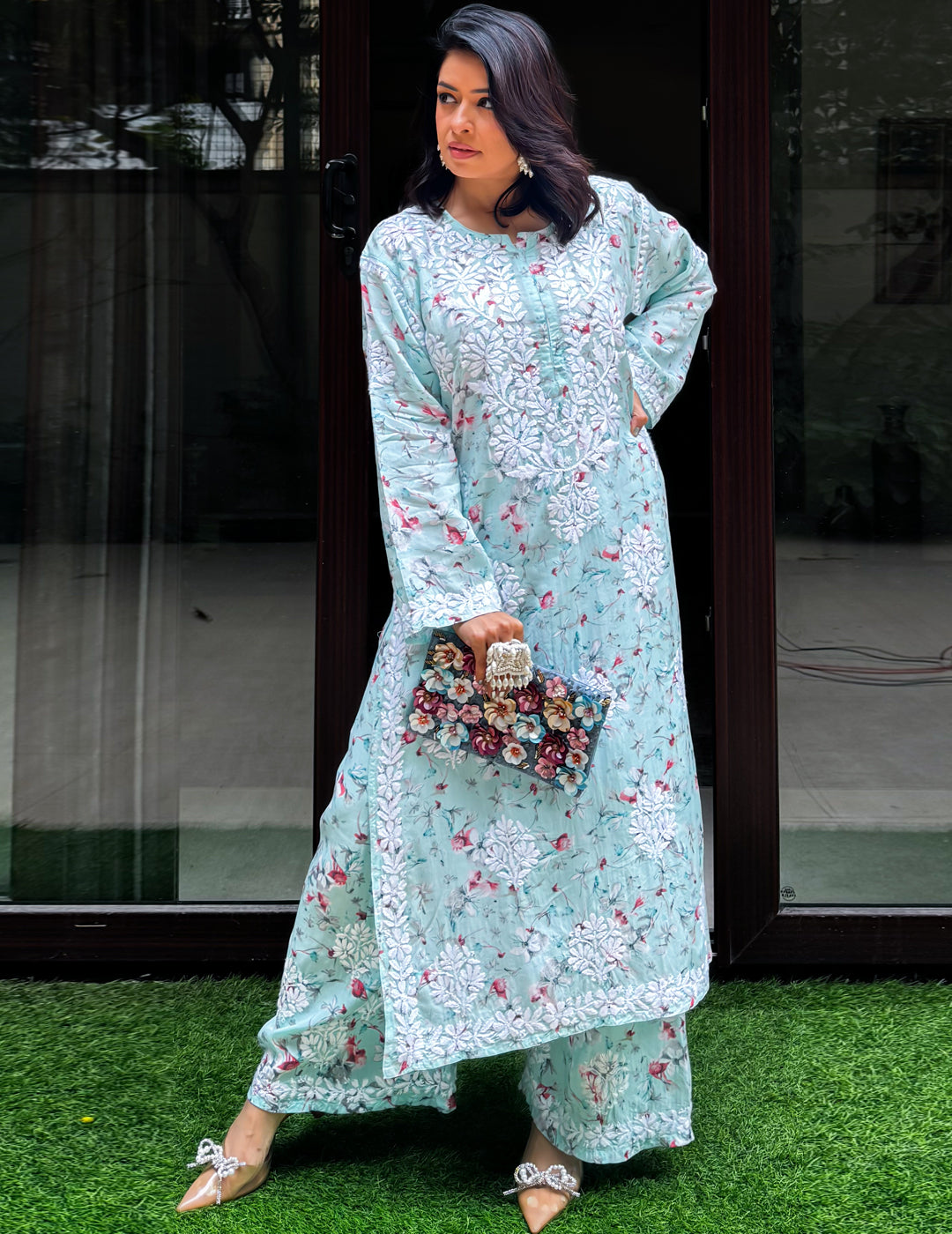 chikankari dress singapore