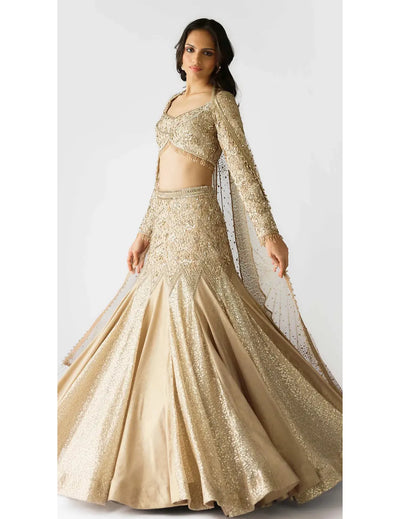 The Champagne Dawn Lehenga