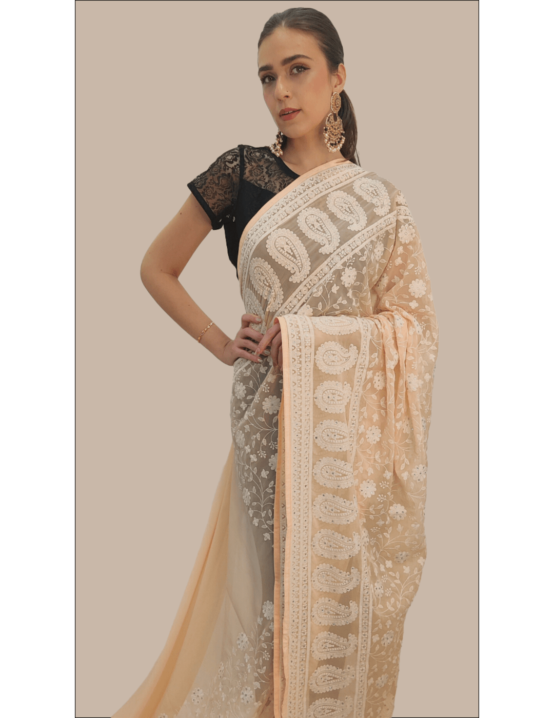 Pre draped saree singapore