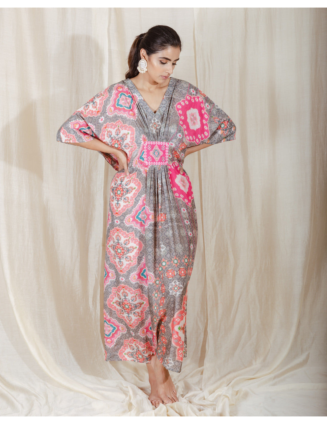 Floral Printed Kaftan 