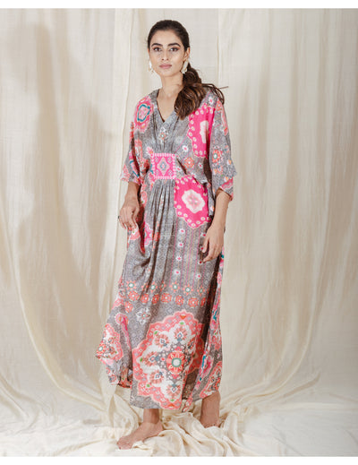 Floral Printed Kaftan 