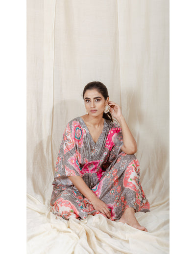 Floral Printed Kaftan 