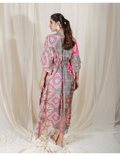 Floral Printed Kaftan 