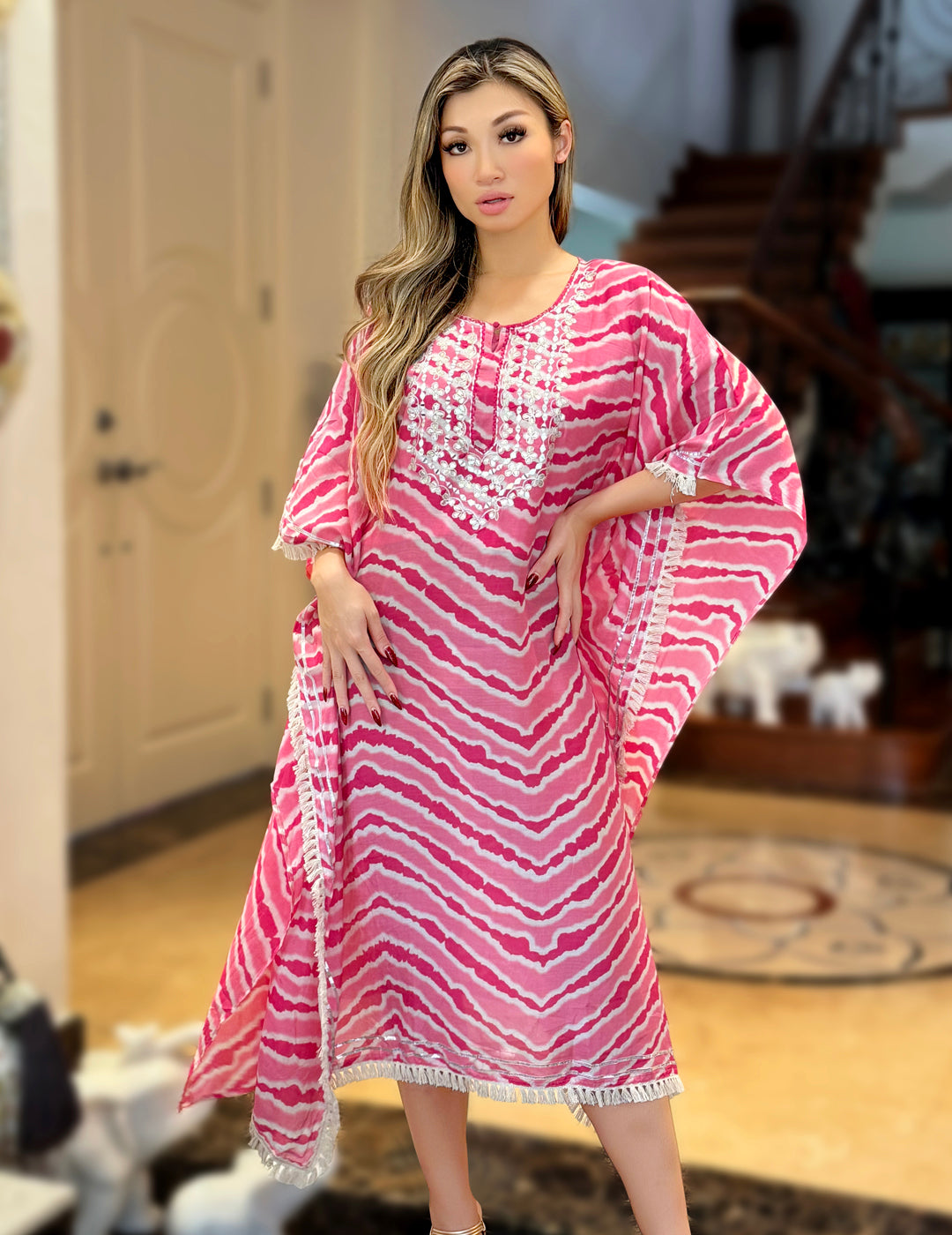 Pink Kaftan