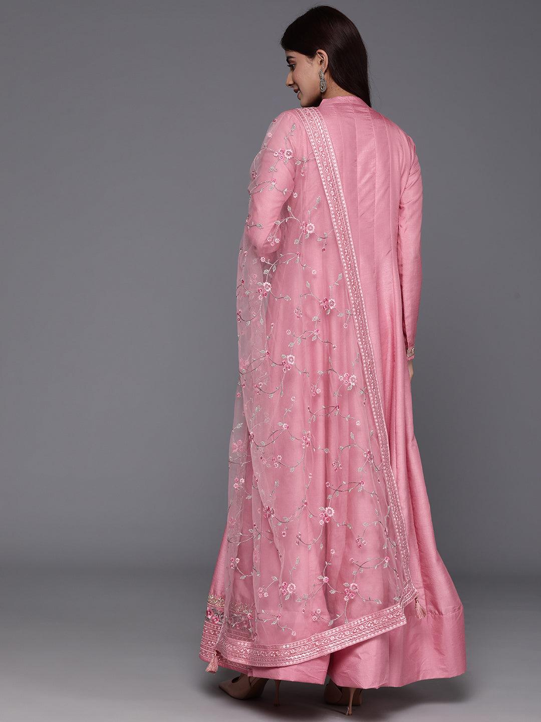 Pink Yoke Anarkali Set