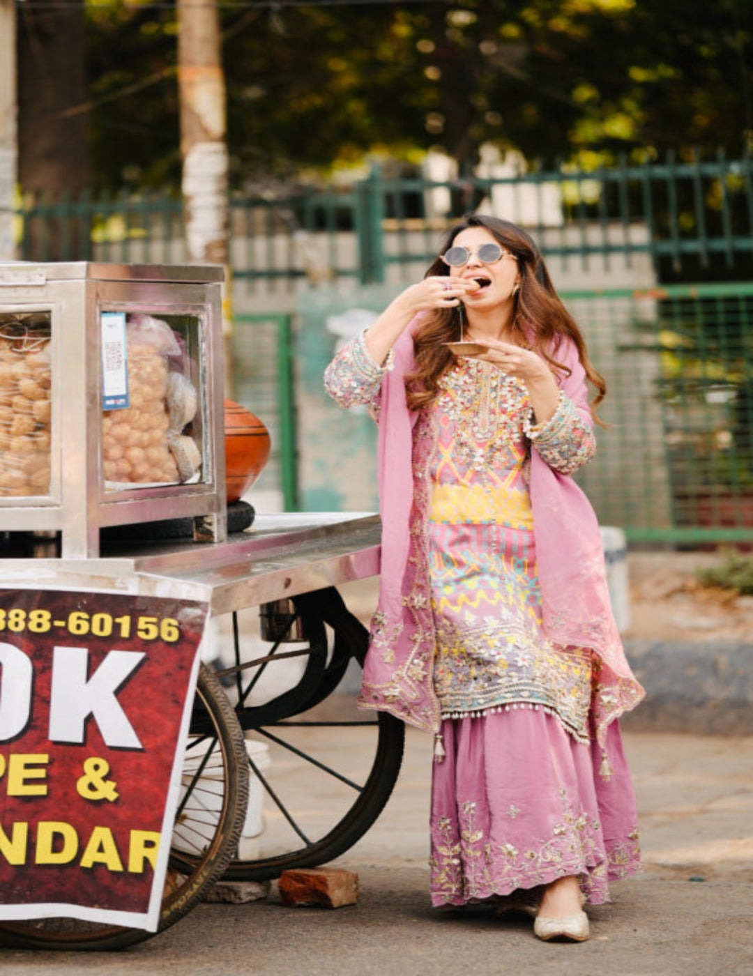 SCOOPs Pink Kurta Salwar Dupatta