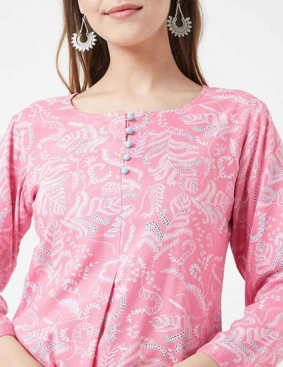 Pink Short Kurti