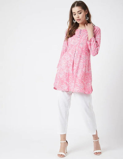 Pink Short Kurti