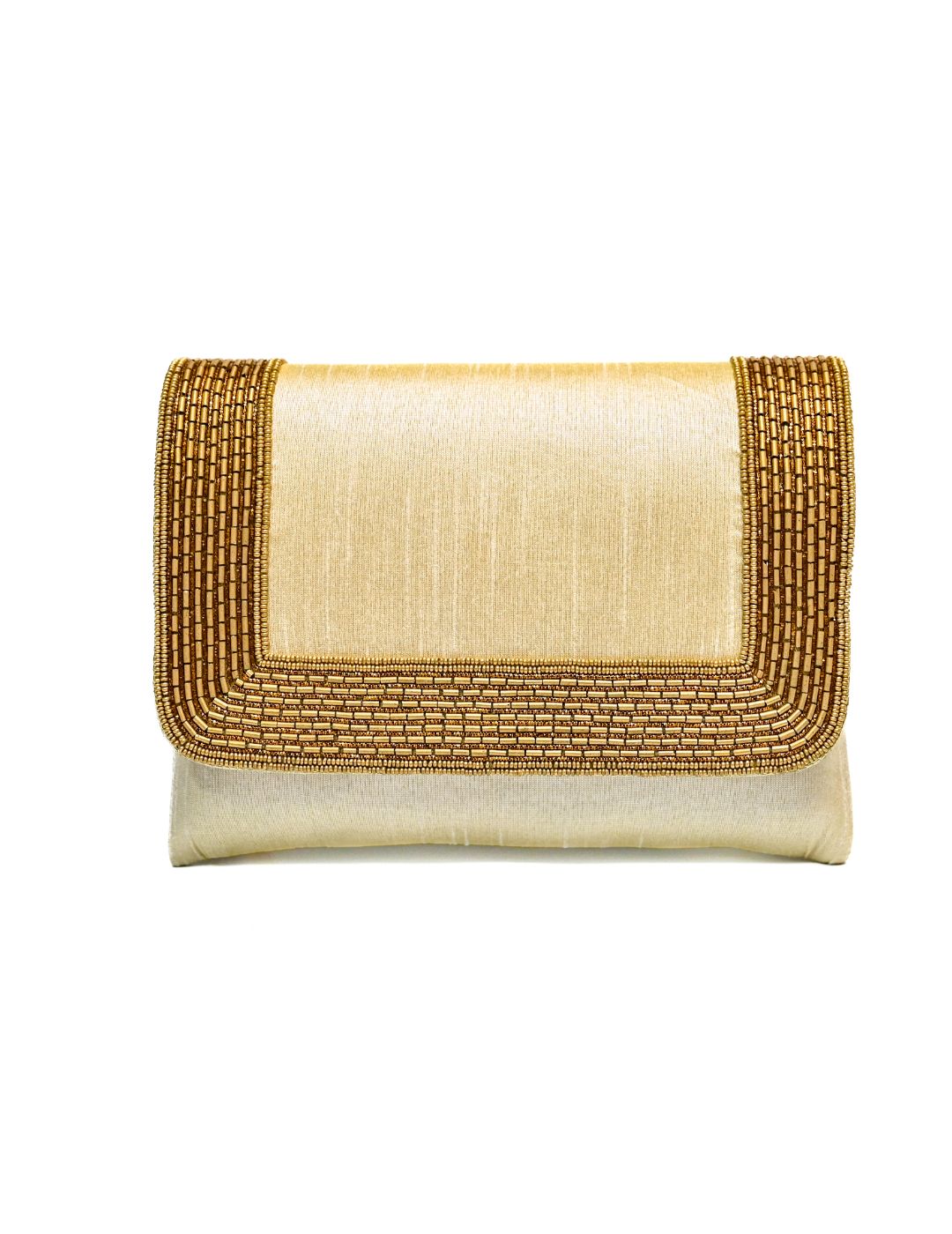 Golden Silk Clutch