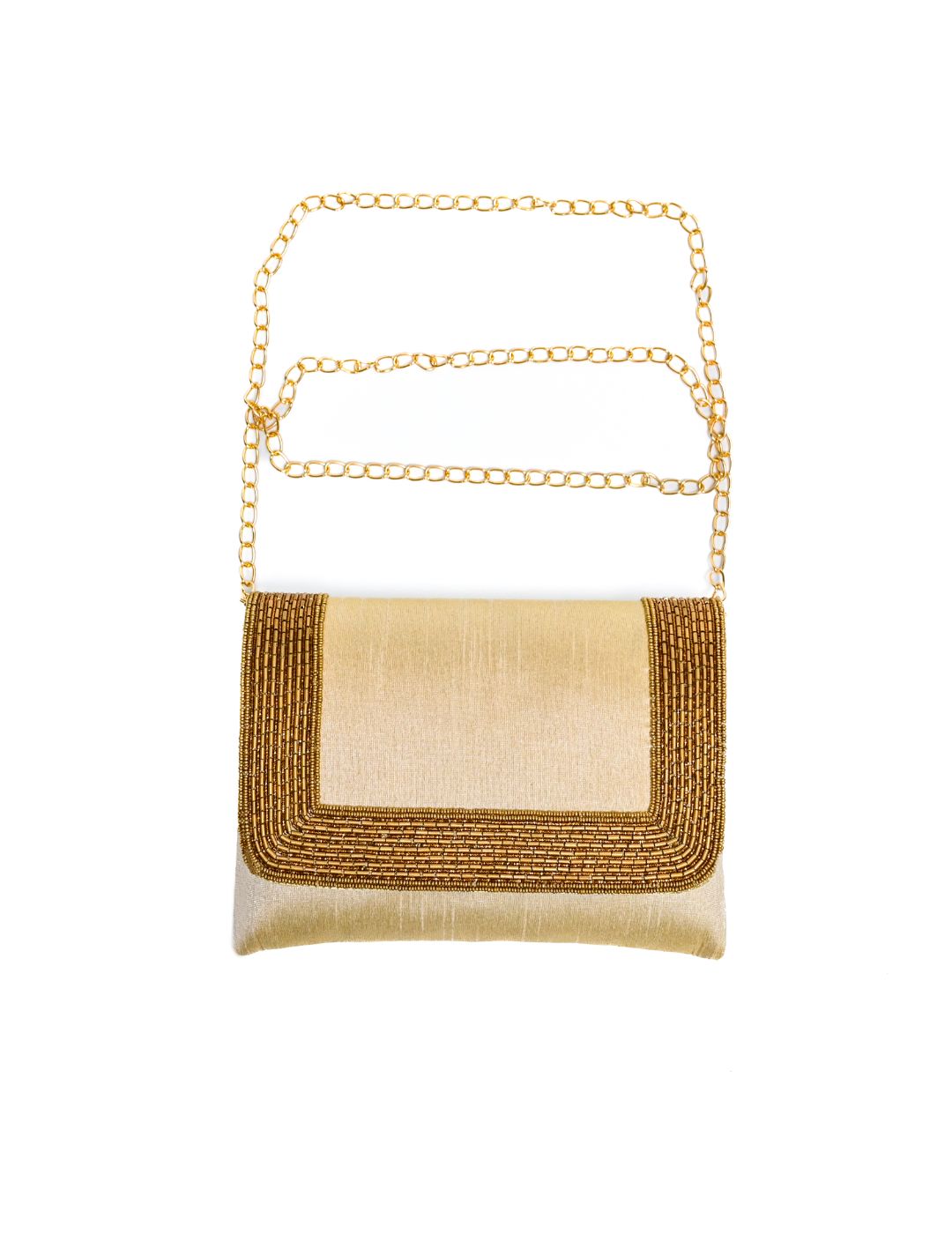 Golden Silk Clutch