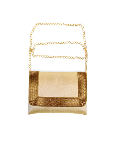 Golden Silk Clutch