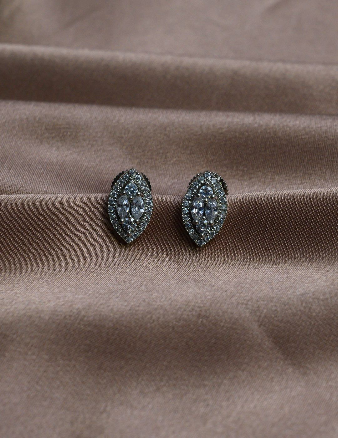 Diamond Marquise Studs