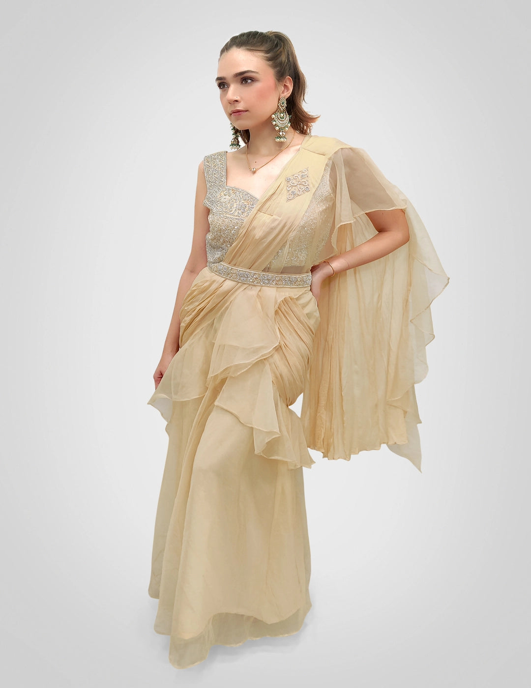 Pre draped saree singapore