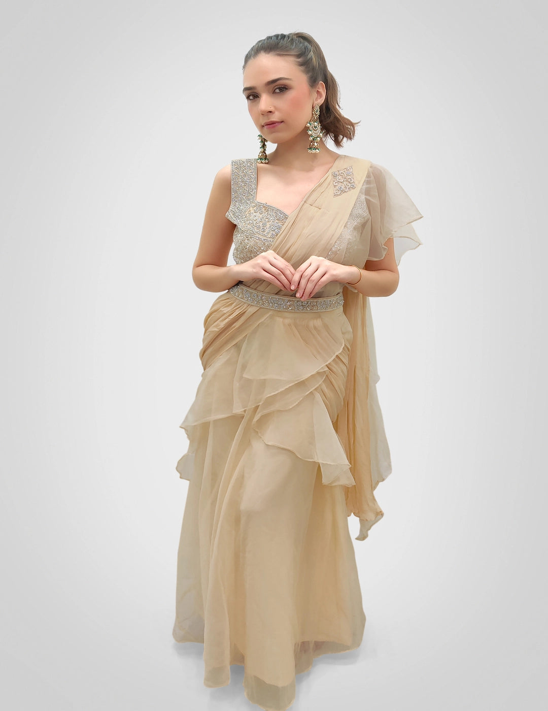 Pre draped saree singapore