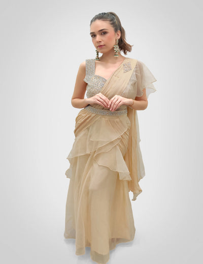 Pre draped saree singapore