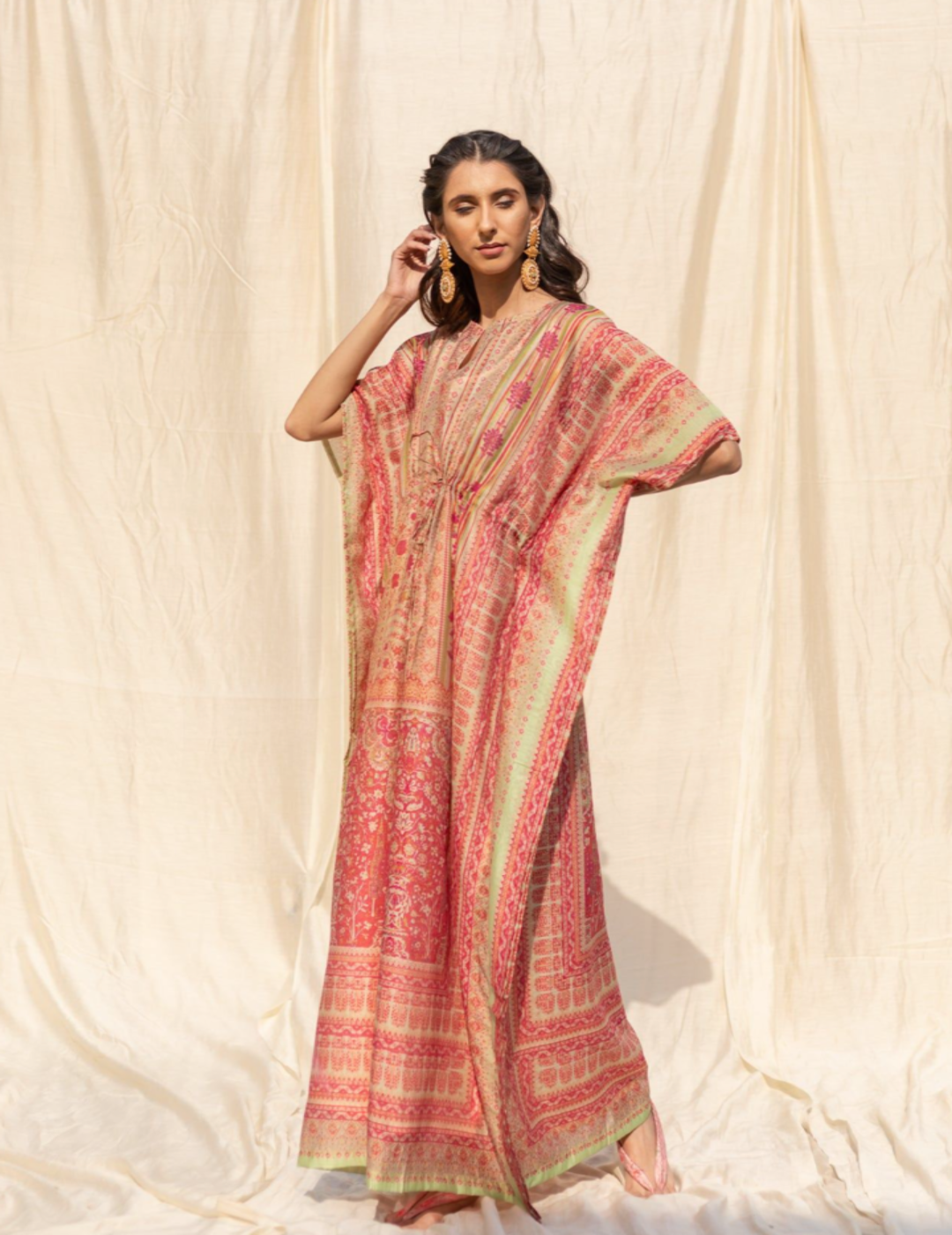 Romantic Pink Manifest Kaftan dresses